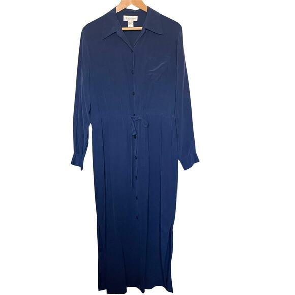 Silk Assets Diane Von Furstenberg Silk Dress Button Front Lightweight Medium - Picture 1 of 4